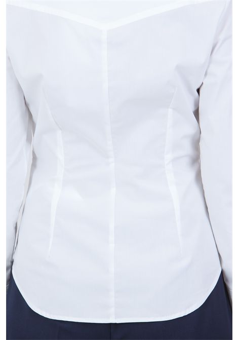 Camicia slim a maniche lunghe con abbottonatura davanti nascosta DONDUP | Camicie | DC397-PS0012DXXX000