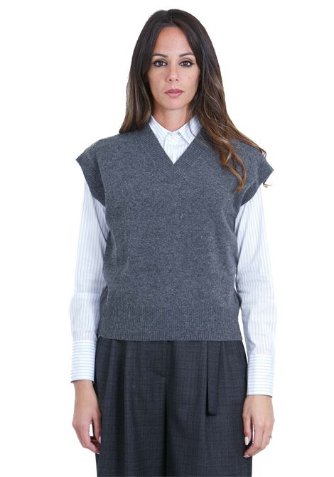 SCOLLO V S/MANICHE GRIFONI | Gilet | GV210026/127009