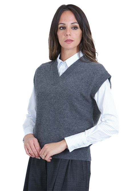 SCOLLO V S/MANICHE GRIFONI | Gilet | GV210026/127009