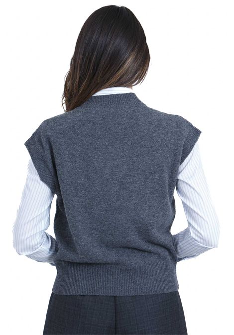 SCOLLO V S/MANICHE GRIFONI | Gilet | GV210026/127009