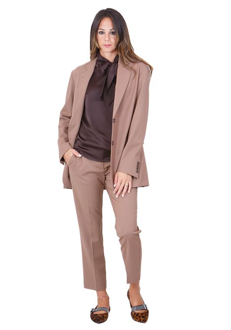 SCOLLO V IN RASO JUCCA | Bluse | J4252030/L/031628