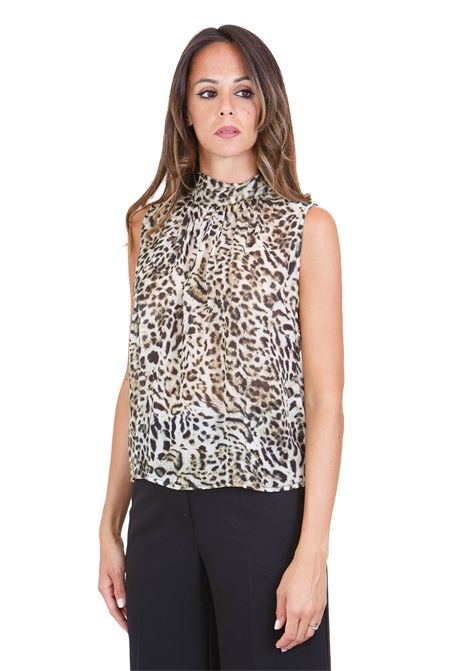 Blusa giromaniche stampa animalier KAOS | Bluse | RI1CF0011065
