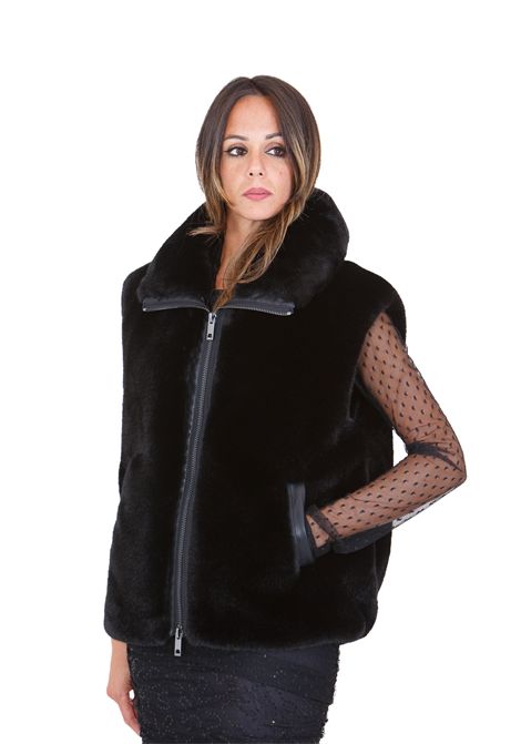 SEMIPELLICCIA SOFT PINKO | Gilet | DEYN-105107-A2WNZ99