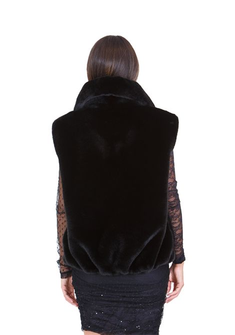 SEMIPELLICCIA SOFT PINKO | Gilet | DEYN-105107-A2WNZ99