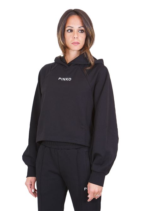 FELPA CON RICAMO PINKO | Felpe | MEDIOCRE-105726-A2URZ99