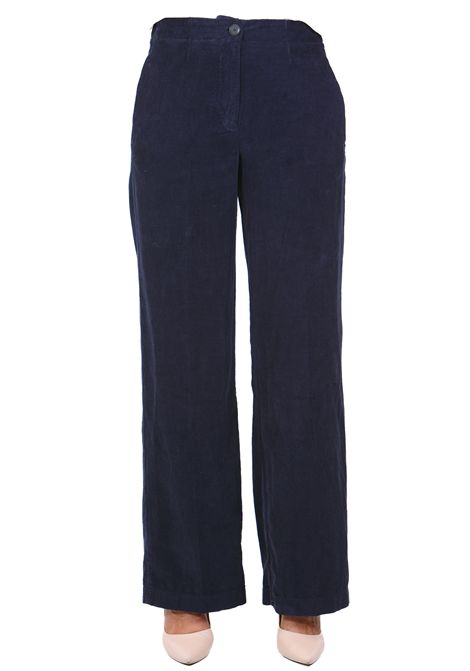Pantalone blu tasca filo POMANDERE | Pantaloni | 252-7128-21623890