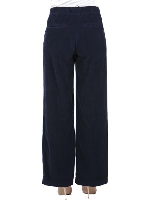 Pantalone blu tasca filo POMANDERE | Pantaloni | 252-7128-21623890