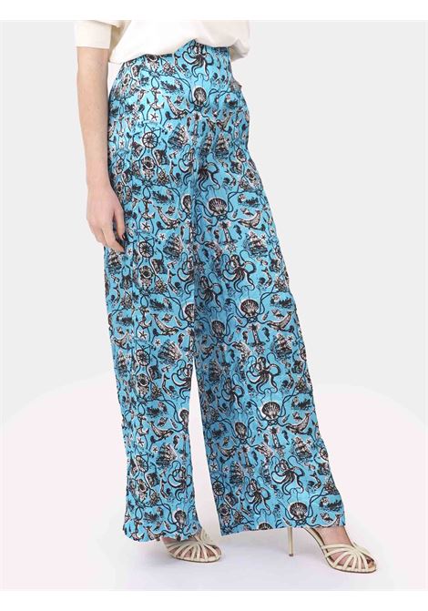 Pantalone ampio fantasia santorini JUCCA | Pantaloni | J3754041/101793