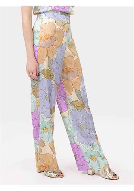 Pantalone ampio fantasia floreale KAOS | Pantaloni | PP1TZ0551026