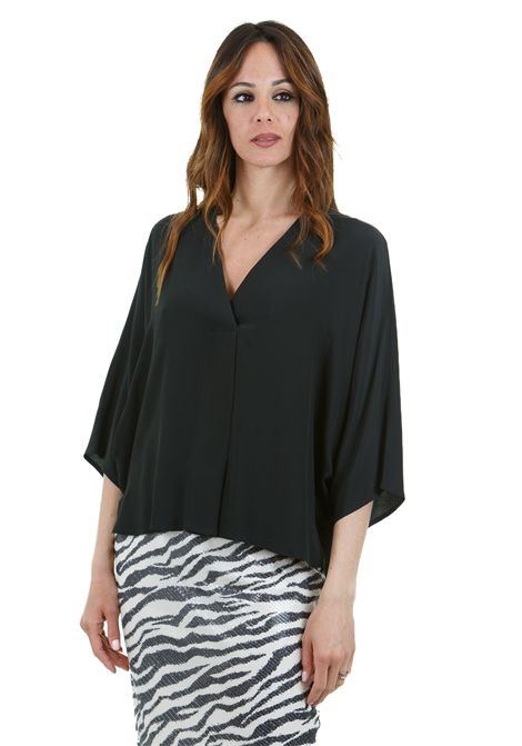 Blusa scollo a V manche 3/4 8PM | Bluse | DYLAN-51B65009