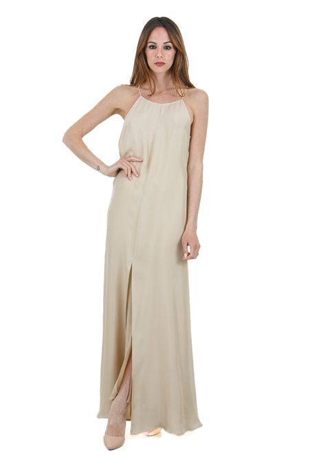 TWILL ENZIMATO CON PERLINE ALYSI | Abiti | 105343-P5222CM