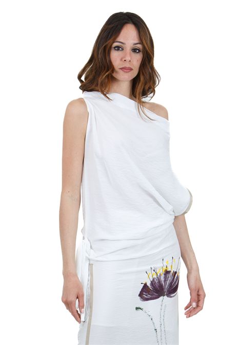 MONOSPALLA STAMPA FOULARD GRANDE ALYSI | Top | 105346-P5223LT