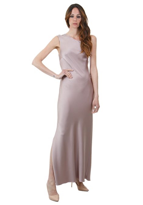 SATIN ASIMMETRICO ALYSI | Abiti | 105361-P5221CIP