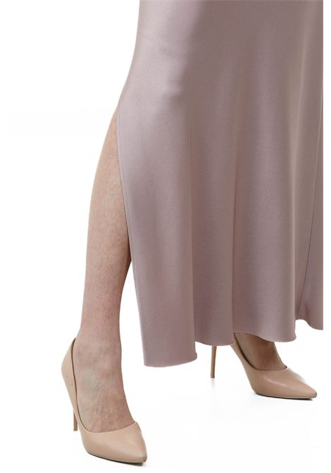 SATIN ASIMMETRICO ALYSI | Abiti | 105361-P5221CIP
