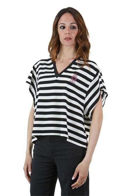 SCOLLO A V DONDUP | Maglie | DS030-JF0357DIY3107