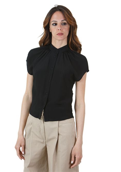 Camicetta girocollo con bottoncini GRIFONI | Camicie | GU220210/7003