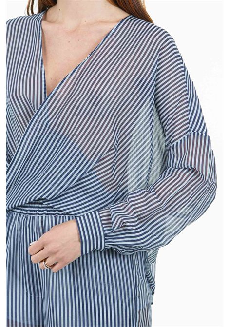 INCROCIATA M/L A RIGHE JUCCA | Bluse | J4112098/24R451