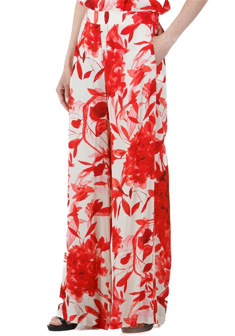 Pantalone palazzo stampa fiori KAOS | Pantaloni | RP1CF0091096