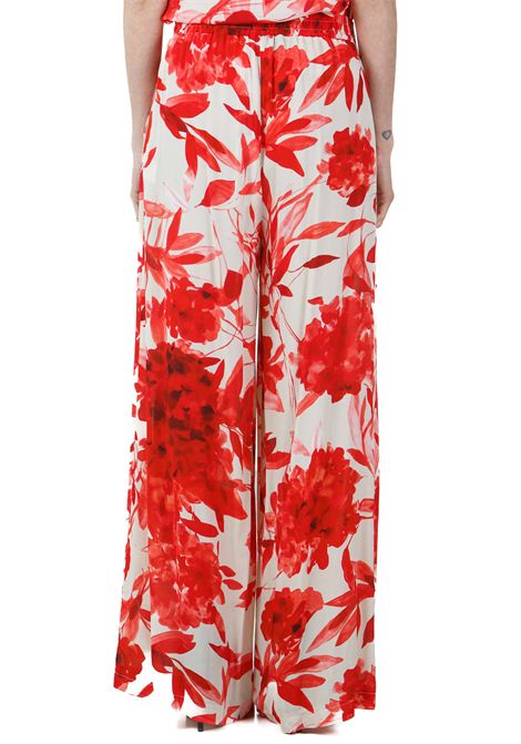 Pantalone palazzo stampa fiori KAOS | Pantaloni | RP1CF0091096