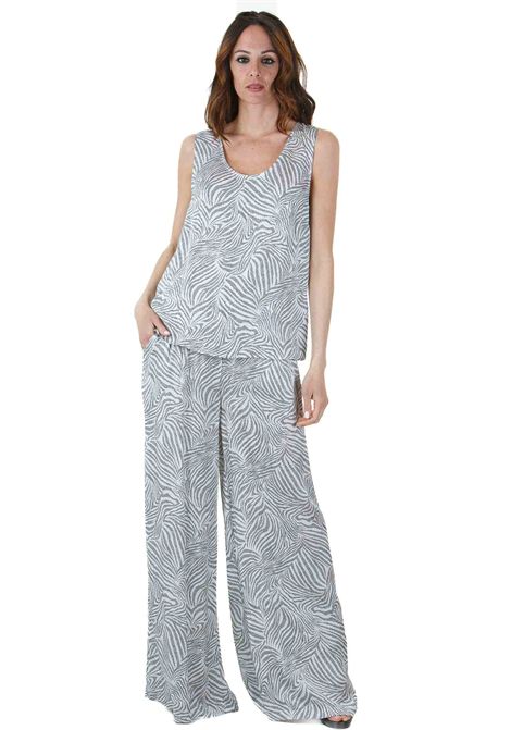 Pantalone palazzo fantasia KAOS | Pantaloni | RP1CF0101041