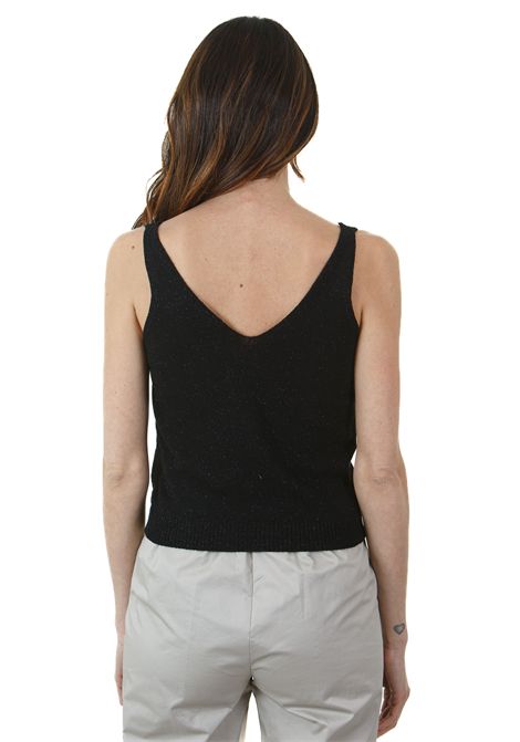 SCOLLO A V CON LEGGERO LUREX KAOS | Canotte | RP1FP0140001