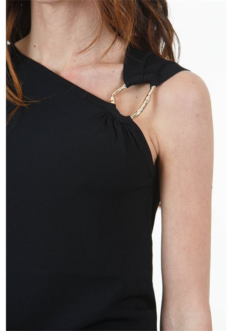 ELASTICIZZATA MANICA CORTA + GIROMANCHE CON APPLIAZIONE ORO KAOS | Maglie | RP1NT0680001