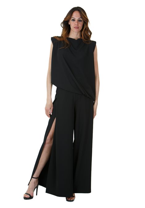 Pantalone palazzo nero KAOS | Pantaloni | RP1TZ0200001