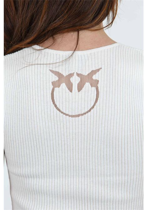 A1KW TOP SETA LOGO PINKO | Canotte | AGNER-104808-A1KWZ05