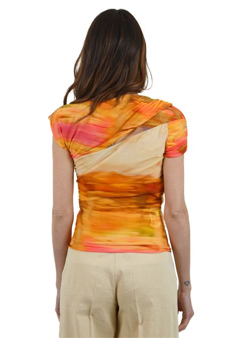 Maglia Marlena stampa paesaggio PINKO | Maglie | MARLENA-104836-A2G1CN14