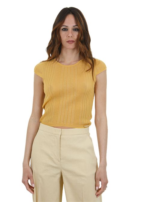 Maglia Tambora girocollo PINKO | Maglie | TAMBORA-104773-A1NDC43