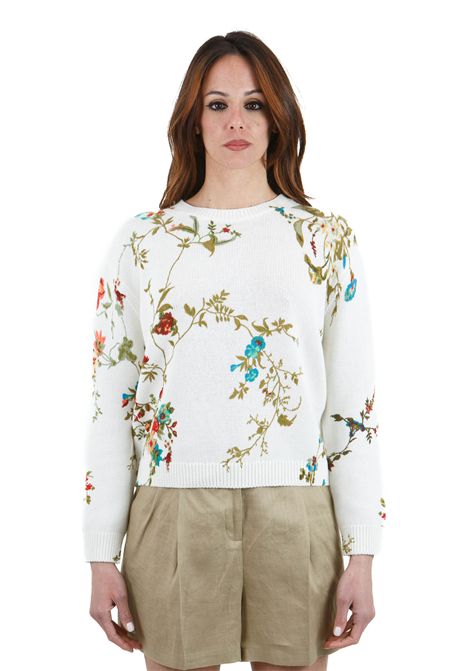 Maglia stampata all-over in cotone