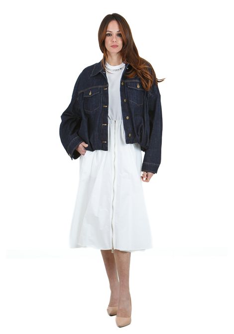 Bomber Yves in denim dark SEMICOUTURE | Bomber | YVES-Y5SY03JNS14