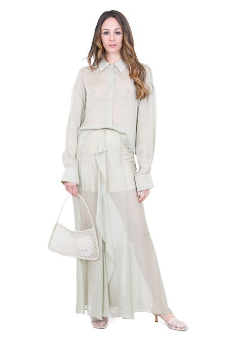 CHIFFON ROUCHES LUNGA ALYSI | Gonne | 116030-P6214PIST