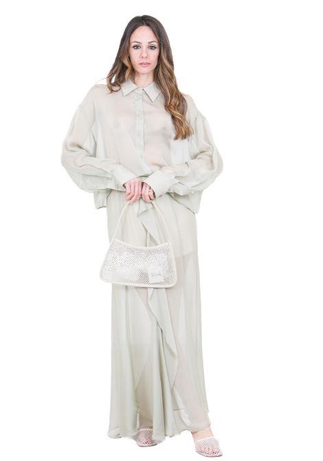 CHIFFON ROUCHES LUNGA ALYSI | Gonne | 116030-P6214PIST