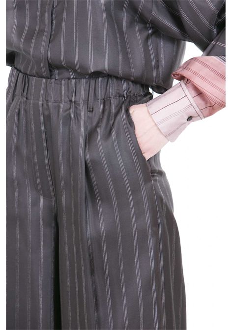 PINSTRIPES ALYSI | Pantaloni | 116133-P6063CHOCO