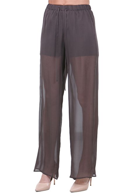 CHIFFON LUNGO ALYSI | Pantaloni | 116164-P6214CHOCO