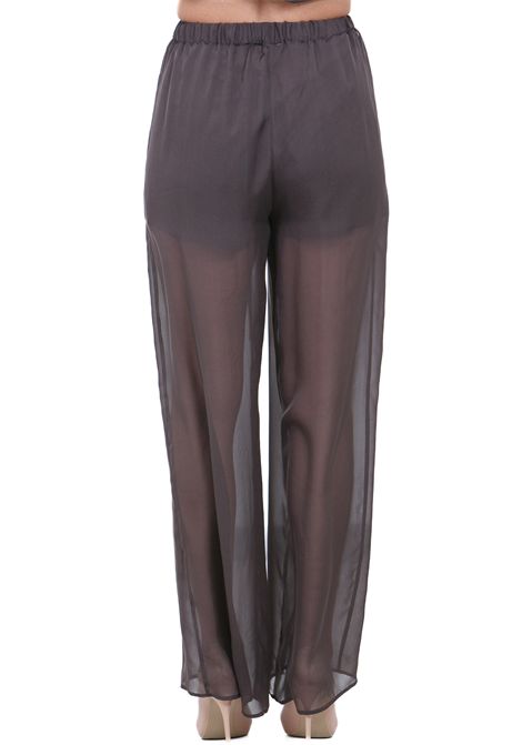 CHIFFON LUNGO ALYSI | Pantaloni | 116164-P6214CHOCO