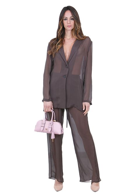 CHIFFON LUNGO ALYSI | Pantaloni | 116164-P6214CHOCO