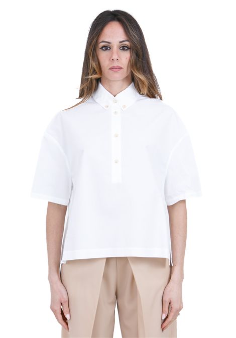 POLO M/CORTE BOXY ALYSI | Camicie | 116221-P6015BI