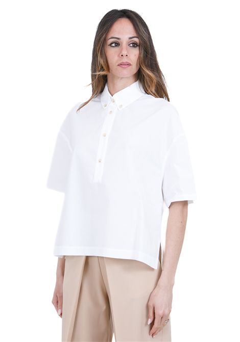 POLO M/CORTE BOXY ALYSI | Camicie | 116221-P6015BI