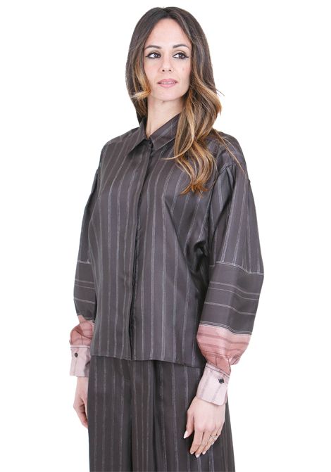 PINSTRIPES ALYSI | Camicie | 116231-P6063CHOCO