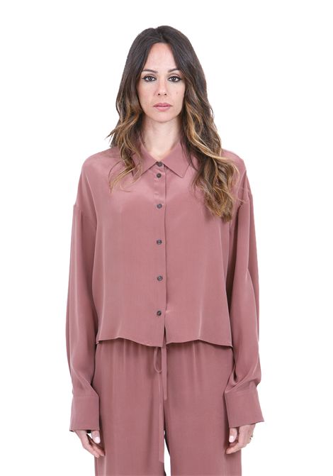 SETA A MANO CROPPED ALYSI | Camicie | 116290-P6209BLUSH