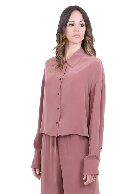 SETA A MANO CROPPED ALYSI | Camicie | 116290-P6209BLUSH