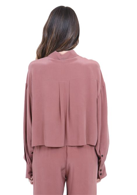 SETA A MANO CROPPED ALYSI | Camicie | 116290-P6209BLUSH