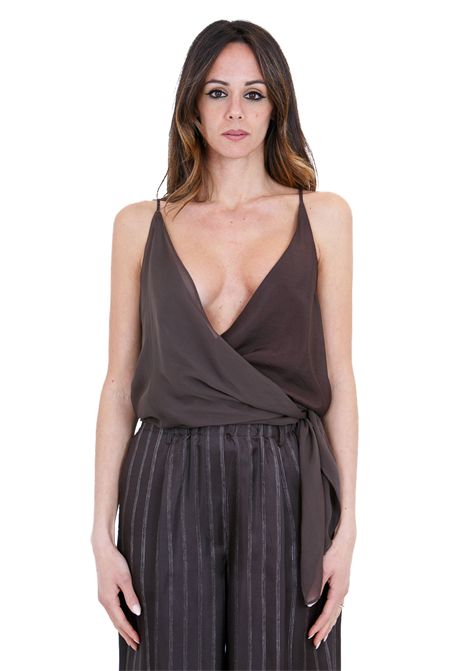 INCROCIATO ALYSI | Top | 116298-P6215CHOCO