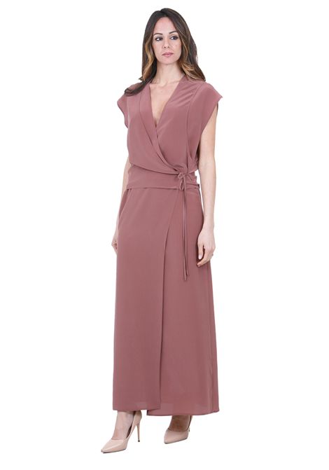 SETA A MANO LUNGO INCROCIATO ALYSI | Abiti | 116342-P6209BLUSH