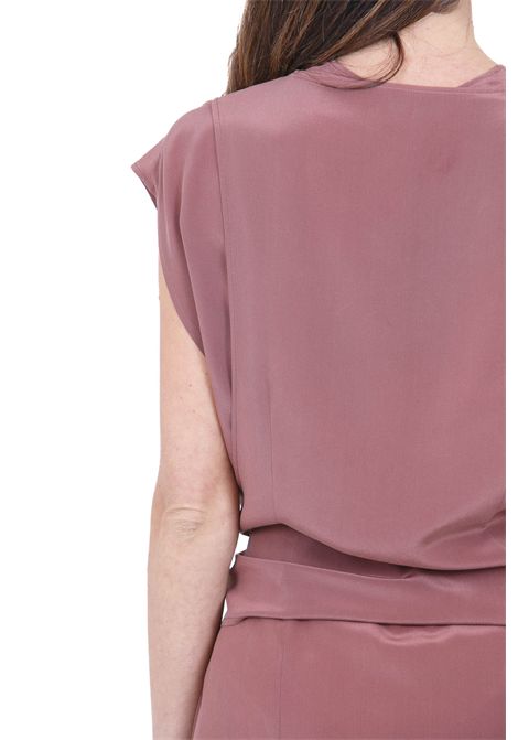 SETA A MANO LUNGO INCROCIATO ALYSI | Abiti | 116342-P6209BLUSH