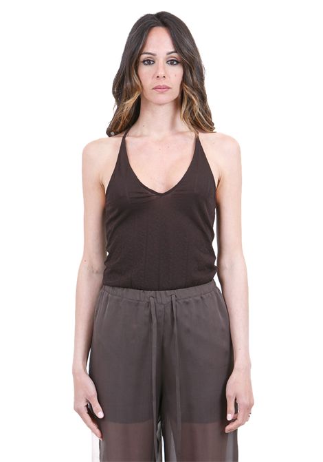 JERSEY A-JOUR ALYSI | Body | 116438-P6229CHOCO