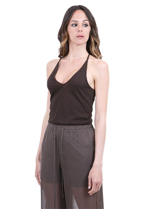 JERSEY A-JOUR ALYSI | Body | 116438-P6229CHOCO