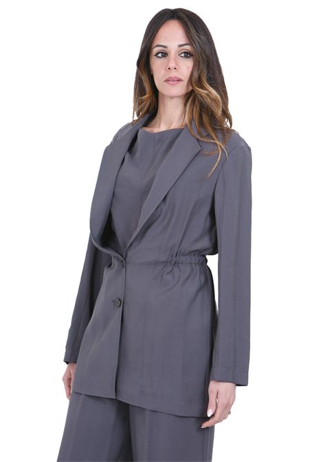 PEACH TOUCH SCIOLTO ALYSI | Blazer | 116809-P6045GRAYP